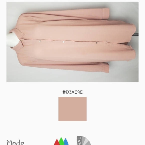 Blush  tunic/ long blouse nwot - Picture 8 of 8